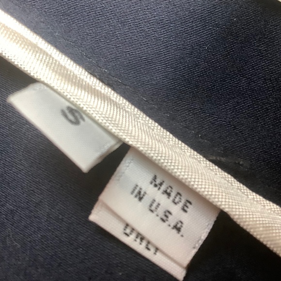 One of a kind Art to Wear Blazer Jacket Navy XS - Picture 8 of 12